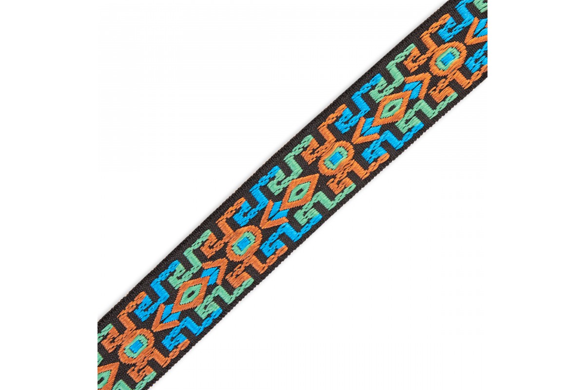 Тесьма декоративная с узором шир.2,5 см (25 мм) арт.LT21-65 цветная уп.18 м